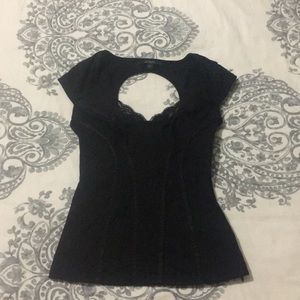 Guess Fitted Black top